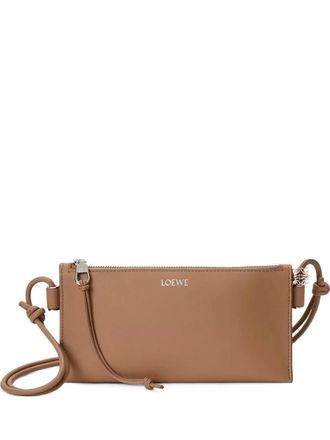 Loewe logo-print cross body bag - Neutrals