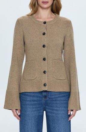 Pistola Denim Dani Patch Pocket Cardigan in Toasted Wheat at Nordstrom Rack, Size X-Small
