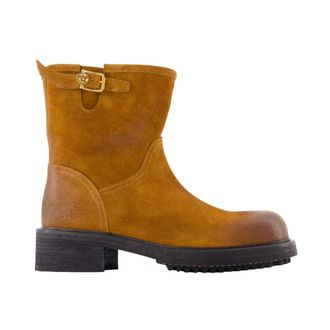 Versace H40 Ankle Boots - male - Versace - Ankle Boots - Brown - 10 UK - Shoes