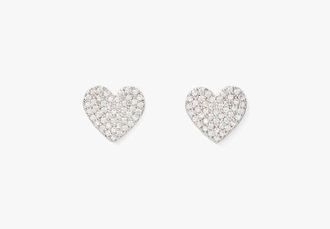 Kate Spade New York Yours Truly Pave Heart Studs