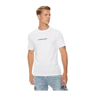 Guess T-shirt girocollo - - Tops - Uomo - Bianco - M
