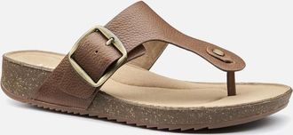 Hotter Womens Resort Womens Wide Sandals - Brown - Size: 7.5