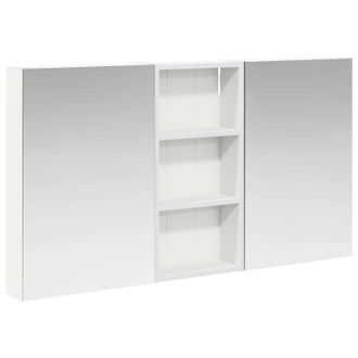 vidaXL Juego De Muebles De Ba&ntilde;o Con Estante 3 Pcs 110 X 10,5 X 60,5 Cm Vidaxl