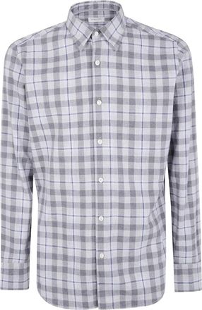 Tintoria Mattei Camicia a quadri - Grigio