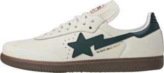 A Bathing Ape Samba World Cup - Heren - Sneakers - Wit - 40 2/3 EU - Leer - Schoenen