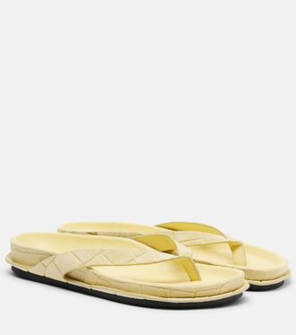 Jacquemus Tatanes suede thong sandals
