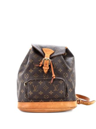 Louis Vuitton Vintage Montsouris Monogram Canvas MM backpack - Bruin