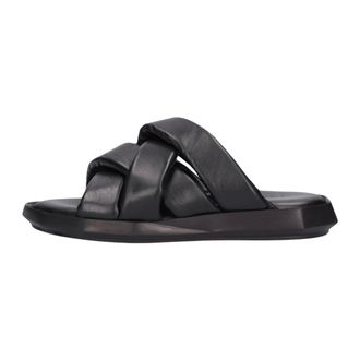 Tango Schoenen, Dames, Zwart, 38 EU, Leer, Zwarte Pepper Slides