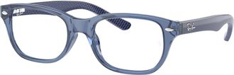 Ray-Ban Glasses, unisex, Blue, Size: 48 MM Ry1555 Optical Frame