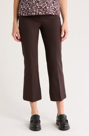 Theory Kick Crop Pants in Hickory at Nordstrom Rack, Size 0