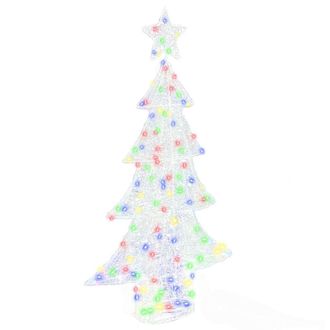 vidaXL &Aacute;rbol De Navidad 160 Led Multicolor 150 Cm Acr&iacute;lico Vidaxl