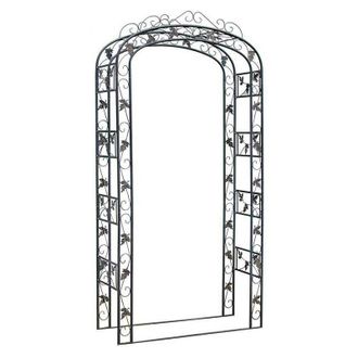 Clp Arco De Flores En Estilo R&uacute;stico Negro