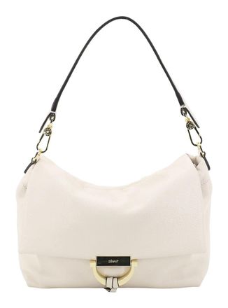Abro Leather Dalia Shoulder Bag Temi Beige creme-white