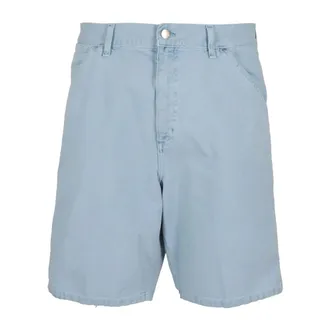Carhartt Work in Progress Carhartt Wip, Casual Shorts, male, Blue, Size: W36 Casual Shorts