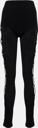 The Attico Lace leggings