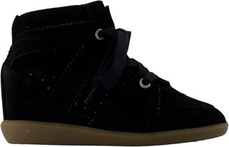 Isabel Marant Schoenen, Dames, Zwart, 40 EU, Leer, Bobby Sneakers