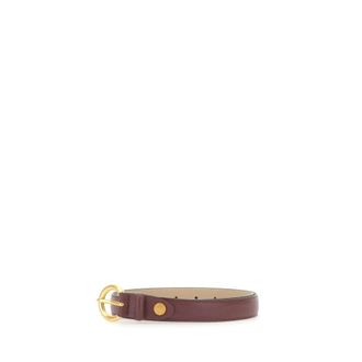 Gianni Chiarini Leren Riem met Vulling - Dames - Riemen - Rood - ONE Size - Leer - Accessoires