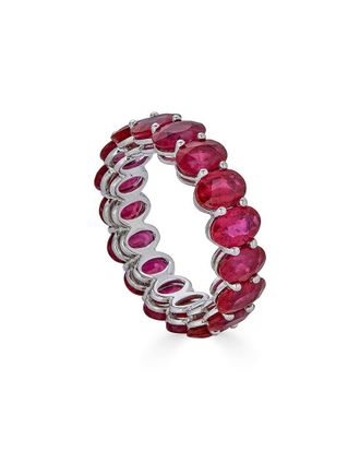Diana M. Jewels Fine Jewelry 18K 10.30 Ct. Tw. Rubies Eternity Ring