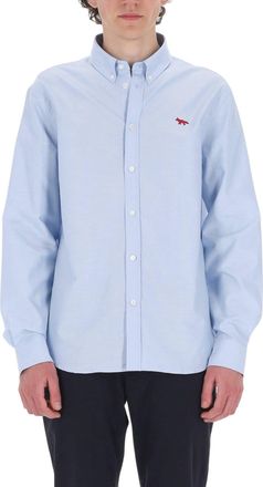 Maison Kitsun&eacute; Red Fox Oxford Button-Down Shirt