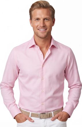 Eterna Overhemd Eterna normale fit roze strijkvrij