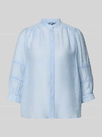 More & More More & More Regular Fit Bluse mit 3/4-Arm in Hellblau, Gr&ouml;&szlig;e 34