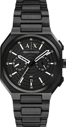 A|X Armani Exchange A|X Bass Dual-Time Quartz Black Dial Mens Watch AX1478