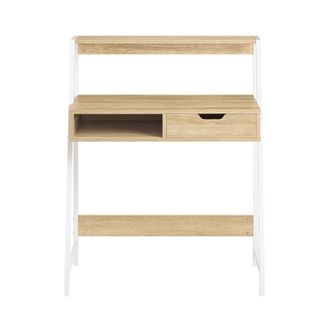 SoBuy Scrivania Piccola Con Libreria, Cassetto E Cubo Misura Del Piano Del Tavolo L76p50a75 Cm Fwt63-n - Sobuy