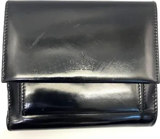 Gucci Black Leather Wallet (Bi-Fold) (Pre-Owned)