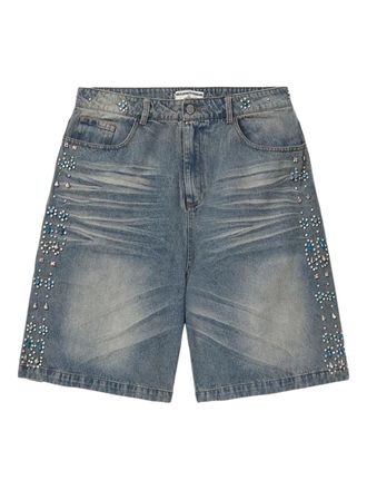 Vale Candy embellished shorts - Blue