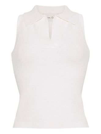 Cara Cara Braylee sleeveless top - women - Viscose/Polyester - S - White