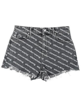 Alexander Wang Alexander Wang Shorts With All Over Logo