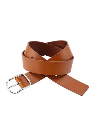 HUGO BOSS Lederg&uuml;rtel BOSS Clea_Sz35, Damen, Gr. 75, braun (medium braun 210), Leder, unifarben, G&uuml;rtel Lederg&uuml;rtel, mit Einfachdornschliesse