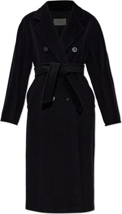 Max Mara Jassen, Dames, Zwart, 3Xs, Wol, Madame Coat