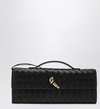 Bottega Veneta Black Andiamo clutch with handle