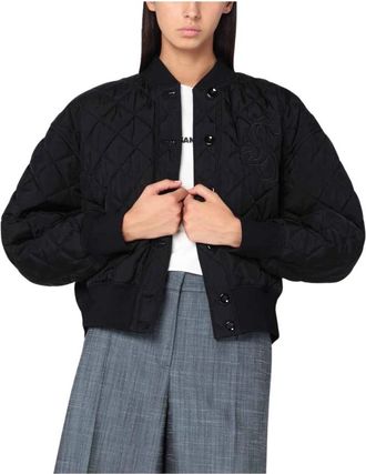 Jil Sander Zwarte Bomberjas - Dames - Bomber jackets - Zwart - XS - Jassen