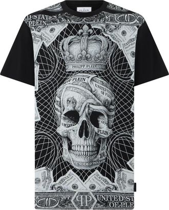 Philipp Plein Hombre, Camisetas, Negro, Talla: L