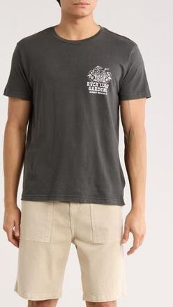 Rvca Micro Garden Graphic T-Shirt in Pirate Black at Nordstrom Rack, Size Xx-Large