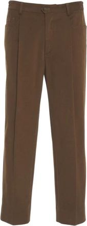 BRIGLIA 1949 Elegante Chino Broek Marrone Aw 25 - Heren - Straight fit broeken - Bruin - S - Katoen - Broeken