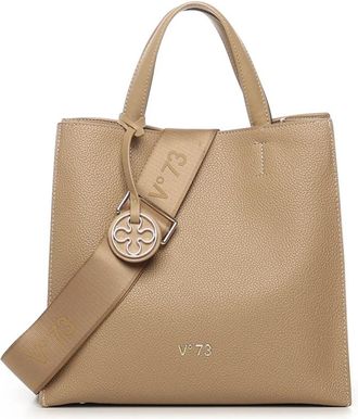 V&deg; 73 Beige Synthetische Dames Tas - Dames - Handtassen - Beige - ONE Size - Tassen