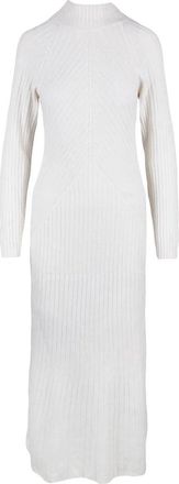 Eleventy Long Knit Dress - White