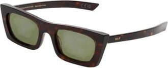 Retro Superfuture Fred Zonnebril - Dames - Zonnebrillen - Bruin - 53 MM - Accessoires