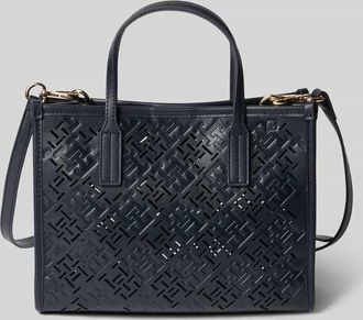 Tommy Hilfiger Henkeltasche mit Monogramm Design in Marine, Größe 1