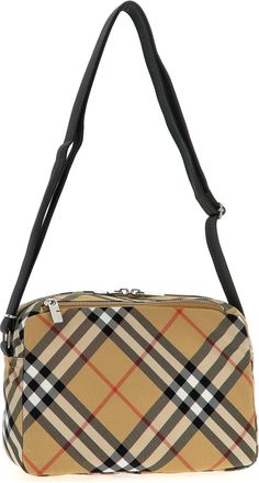 Burberry Mens Beige Polyester Crossbody Bag