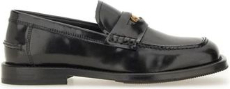 Moschino Mocassins Berlin Loafers - Dames - Loafers - Zwart - 40 EU - Leer - Schoenen