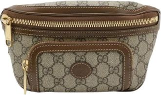 Gucci Pre-owned Vintage Belt Bag - Dames - Vintage Heuptassen - Bruin - ONE Size - Vintage