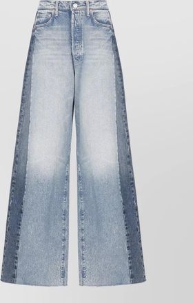 Mother high waist palazzo jeans contrast panel