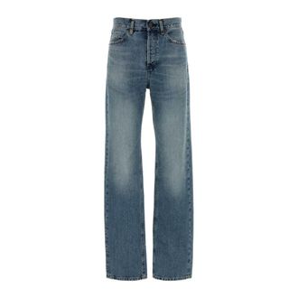 Frame Denim Wide Jeans, female, Blue, Size: W29 The Stack Psychic Jeans