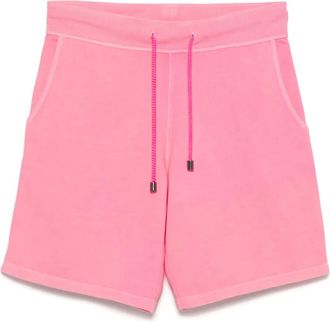 Juvia Shorts in misto cotone con spacchi frontali - Rosa