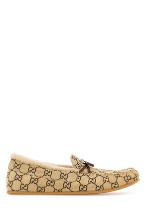 Gucci Printed Leather Loafers