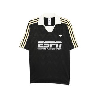 adidas Striped Collared T-shirt